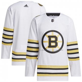 Maillot Hockey Boston Bruins Exterieur Primegreen Authentique Blanc