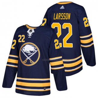 Maillot Hockey Buffalo Sabres Johan Larsson Domicile Authentique 2018 Bleu