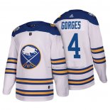 Maillot Hockey Buffalo Sabres Josh Gorges Authentique 2018 Winter Classic Blanc