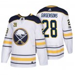 Maillot Hockey Buffalo Sabres Zemgus Girgensons 2018 New Season Team Road Blanc