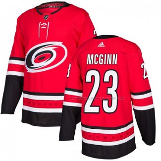 Maillot Hockey Carolina Hurricanes Mcginn Domicile Authentique Rouge