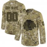 Maillot Hockey Chicago Blackhawks 2019 Salute To Service Personnalise Camouflage