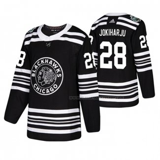 Maillot Hockey Chicago Blackhawks Henri Jokiharju 2019 Winter Classic Noir