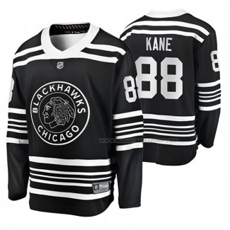 Maillot Hockey Chicago Blackhawks Patrick Kane Premier Alterner Noir