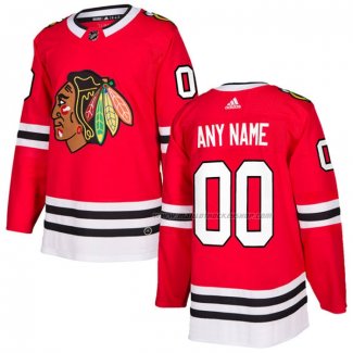 Maillot Hockey Chicago Blackhawks Personnalise Domicile Rouge