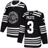 Maillot Hockey Chicago Blackhawks Pierre Pilote Authentique 2019 Winter Classic Noir