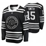 Maillot Hockey Chicago Blackhawks Zack Smith Premier Alterner Noir