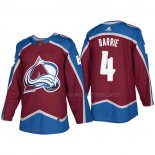 Maillot Hockey Colorado Avalanche Tyson Barrie Domicile Premier 2017-2018 Rouge