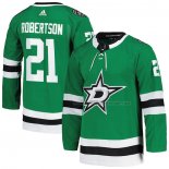 Maillot Hockey Dallas Stars Jason Robertson Domicile Primegreen Authentique Pro Vert