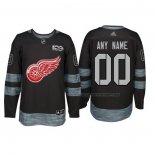 Maillot Hockey Detroit Red Wings Personnalise Noir