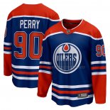 Maillot Hockey Edmonton Oilers Corey Perry Domicile Premier Breakaway Bleu