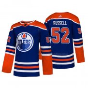 Maillot Hockey Edmonton Oilers Patrick Russell Alterner Authentique Bleu