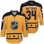 Maillot Hockey Enfant 2017 All Star Toronto Maple Leafs Auston Matthews Jaune