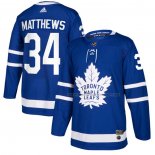 Maillot Hockey Enfant Toronto Maple Leafs Auston Matthews Domicile Authentique Bleu