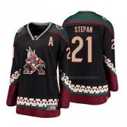 Maillot Hockey Femme Arizona Coyotes Derek Stepan Heritage Alterner Breakaway Noir