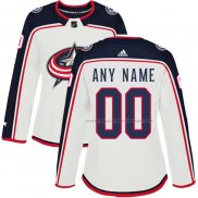 Maillot Hockey Femme Columbus Blue Jackets Personnalise Blanc