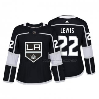 Maillot Hockey Femme Los Angeles Kings Trevor Lewis Authentique Joueur Noir