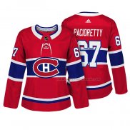 Maillot Hockey Femme Montreal Canadiens Max Pacioretty Authentique Joueur Rouge