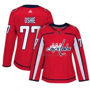 Maillot Hockey Femme Washington Capitals T.j. Oshie Domicile Authentique Joueur Rouge