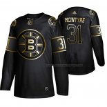 Maillot Hockey Golden Edition Boston Bruins Zane Mcintyre Authentique Noir