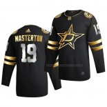 Maillot Hockey Golden Edition Dallas Stars Bill Masterton Limited Authentique 2020-21 Noir