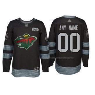 Maillot Hockey Minnesota Wild Personnalise Noir