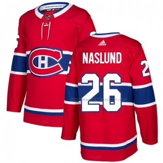 Maillot Hockey Montreal Canadiens Naslund Domicile Authentique Rouge