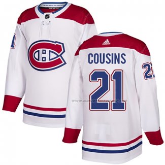 Maillot Hockey Montreal Canadiens Nick Cousins Road Authentique Blanc