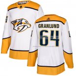 Maillot Hockey Nashville Predators Mikael Granlund Road Authentique Blanc