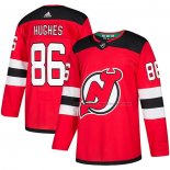 Maillot Hockey New Jersey Devils Jack Hughes Domicile Authentique Rouge