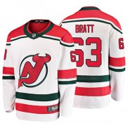 Maillot Hockey New Jersey Devils Jesper Bratt Alterner Breakaway Blanc