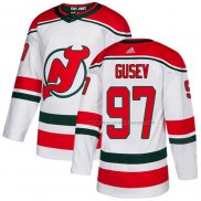 Maillot Hockey New Jersey Devils Nikita Gusev Alterner Authentique Blanc