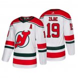 Maillot Hockey New Jersey Devils Travis Zajac Alterner Authentique Blanc