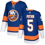 Maillot Hockey New York Islanders Denis Potvin Domicile Authentique Bleu