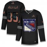 Maillot Hockey New York Rangers Mike Richter 2020 USA Flag Noir