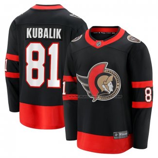 Maillot Hockey Ottawa Senators Dominik Kubalik Domicile Breakaway Noir