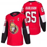 Maillot Hockey Ottawa Senators Erik Karlsson Authentique Domicile 2018 Rouge