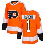 Maillot Hockey Philadelphia Flyers Bernie Parent Domicile Authentique Orange