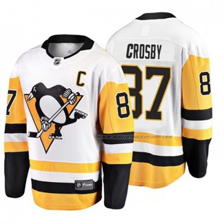 Maillot Hockey Pittsburgh Penguins Sidney Crosby 2019 Exterieur Breakaway Blanc