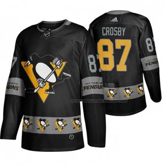 Maillot Hockey Pittsburgh Penguins Sidney Crosby Breakaway Noir