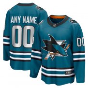 Maillot Hockey San Jose Sharks Domicile Breakaway Personnalise Vert