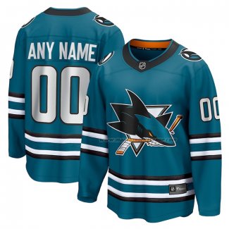 Maillot Hockey San Jose Sharks Domicile Breakaway Personnalise Vert