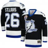 Maillot Hockey Tampa Bay Lightning Martin St. Louis Mitchell & Ness 2004 Stanley Cup Campeon Blue Line Noir