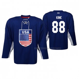 Maillot Hockey USA Patrick Kane USA Iihf World Championship National Team Bleu