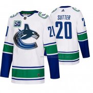 Maillot Hockey Vancouver Canucks Brandon Sutter 2019-20 Exterieur Authentique Blanc