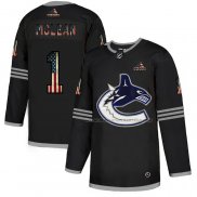 Maillot Hockey Vancouver Canucks Mclean 2020 USA Flag Noir2