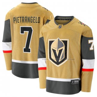 Maillot Hockey Vegas Golden Knights Alex Pietrangelo Alterner Premier Breakaway Or