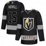 Maillot Hockey Vegas Golden Knights Merrill City Joint Name Stitched Noir