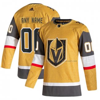 Maillot Hockey Vegas Golden Knights Personnalise Alterner Authentique 2020-21 Or