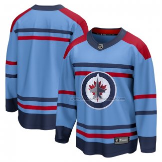 Maillot Hockey Vegas Winnipeg Jets Anniversaire Premier Breakaway Bleu